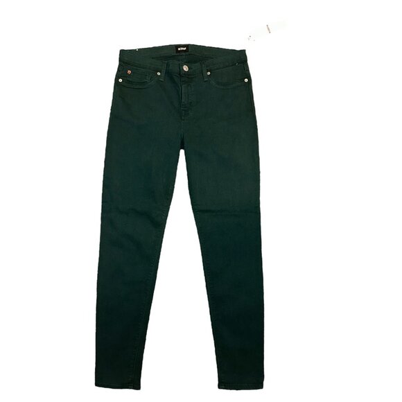 NWT Hudson Krista Super Skinny Jeans Womens 31 29 Stretch Pockets Green - Picture 2 of 8